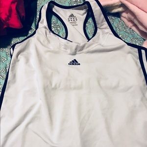 White work out tank